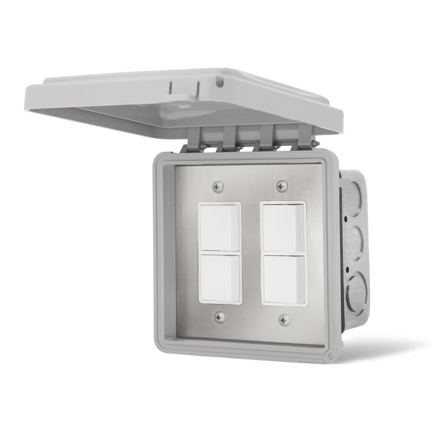 Infratech Dual Duplex Flush Mount w/ Weatherproof Cover