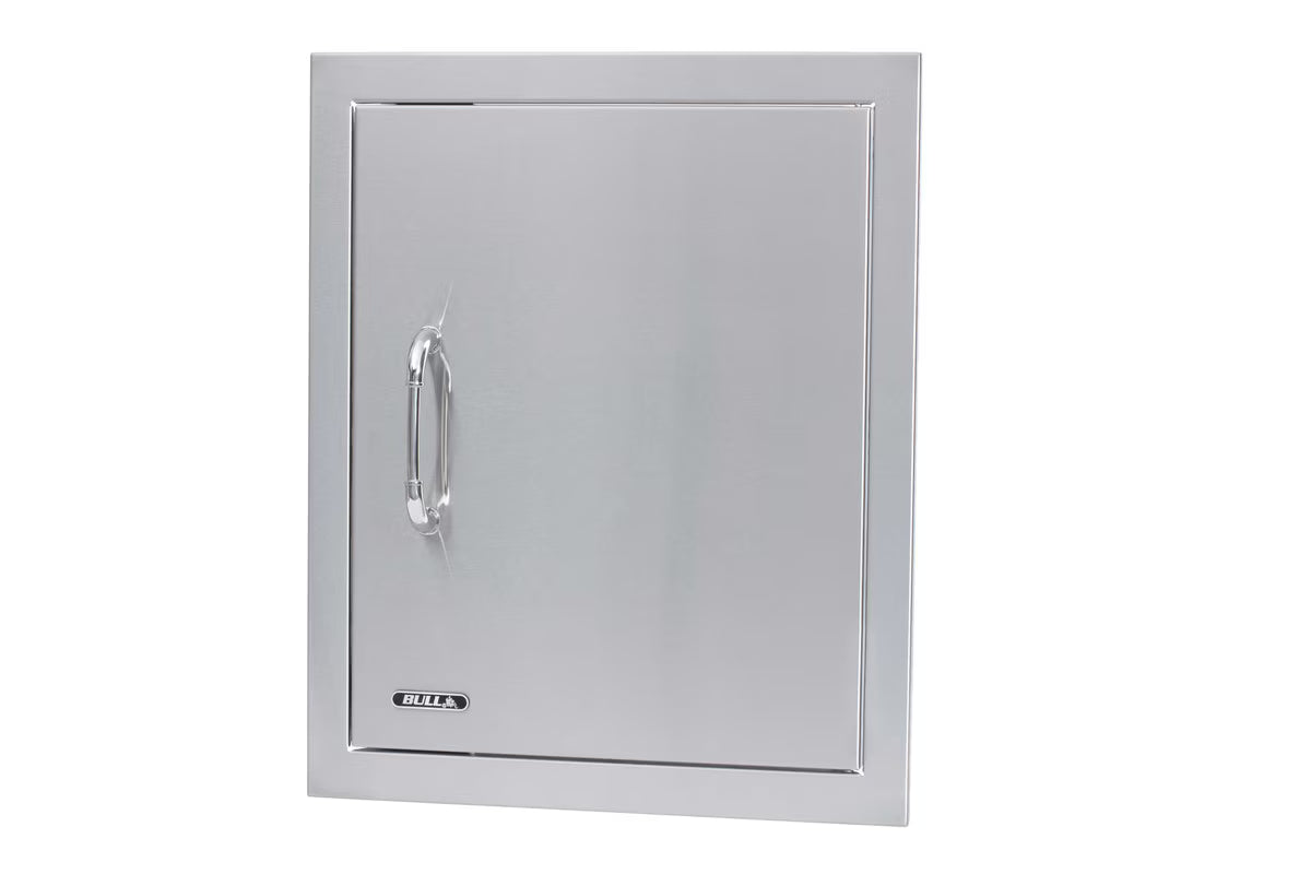 Bull Outdoor Products 18-Inch Right Hinged Stainless Steel Single Access Door W/ Reveal - Vertical