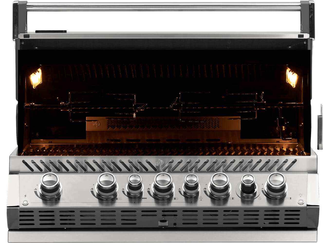 Napoleon Prestige PRO 665 5-Burner Built-in Natural Gas Grill w/ Rotisserie