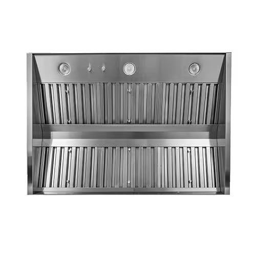Tradewinds 42" Island Vent Hood with 1200 CFM internal Blower, Pyramid