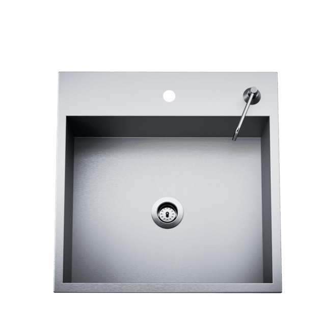 Twin Eagles 24 Inch Outdoor Drop-In Sink w/ Cover