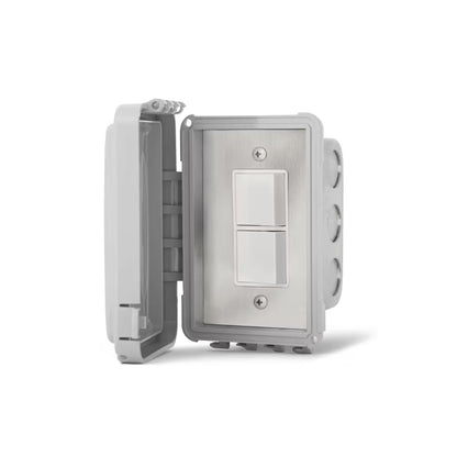 Infratech Single Duplex Flush Mount w/ Weatherproof Cover