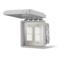Infratech Dual Duplex Flush Mount w/ Weatherproof Cover