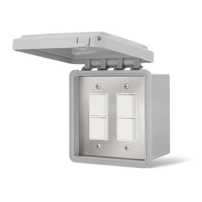 Infratech Dual Duplex Surface Mount w/ Weatherproof Cover
