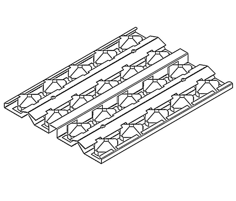 Delta Heat 23218-38Y 26"/38" Briquette Tray Assembly 26 or 38 Inch Grills