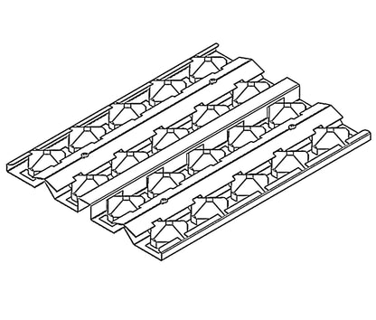 Delta Heat 23218-38Y 26"/38" Briquette Tray Assembly 26 or 38 Inch Grills