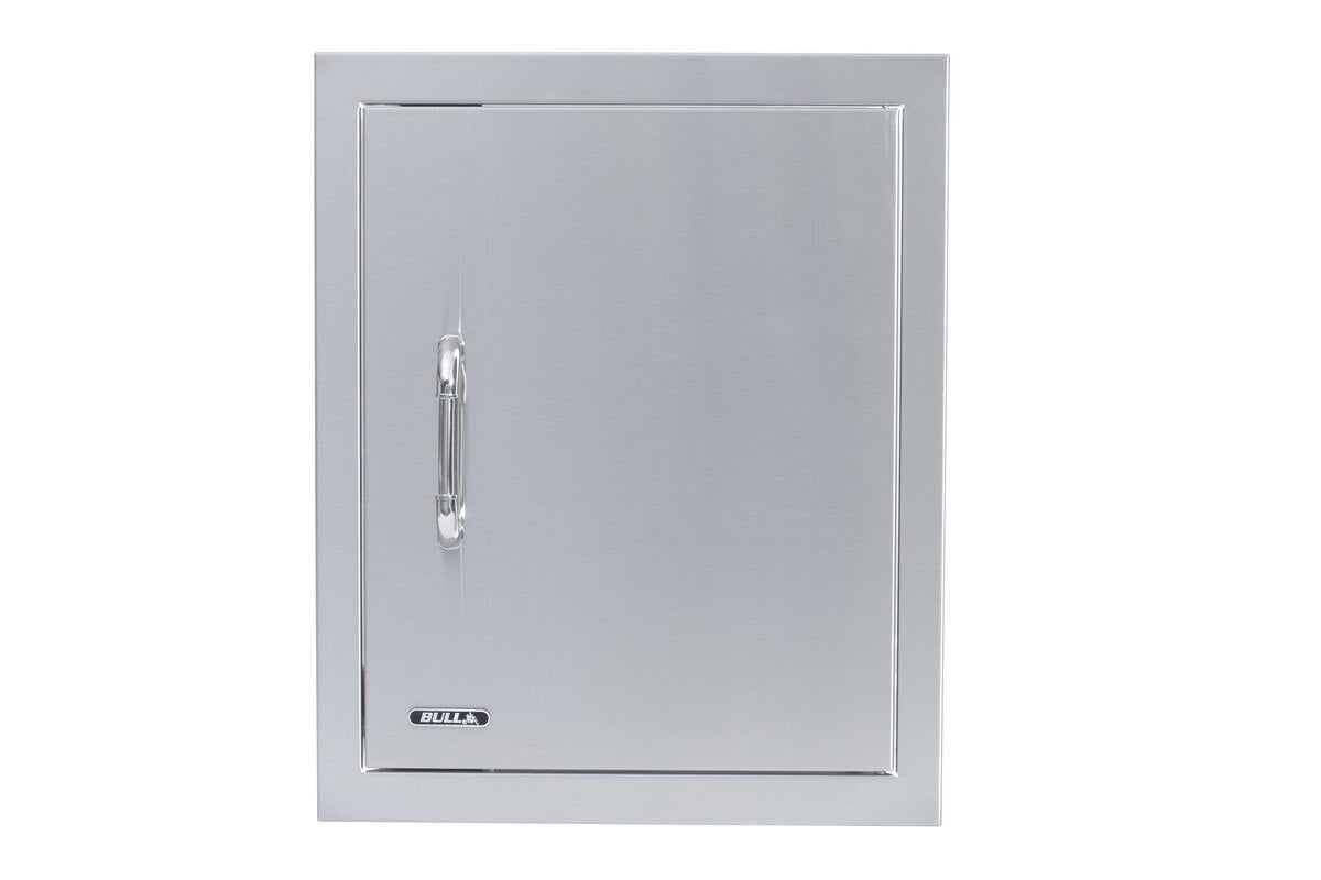 Bull Outdoor Products 18-Inch Right Hinged Stainless Steel Single Access Door W/ Reveal - Vertical
