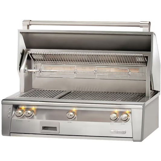 Alfresco ALXE 42-Inch Built-In Natural Gas Grill With Rotisserie
