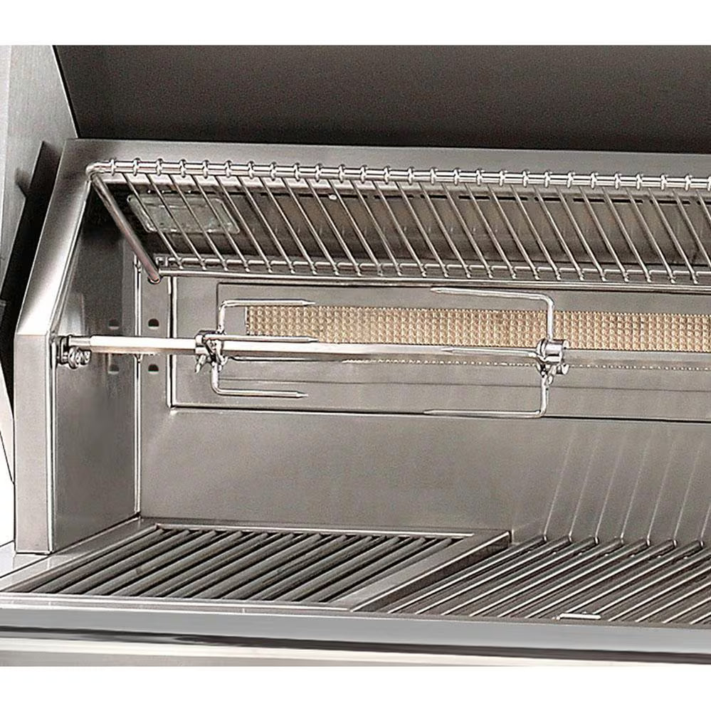 Alfresco ALXE 42-Inch Built-In Natural Gas Grill With Rotisserie