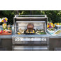 Alfresco ALXE 42-Inch Built-In Natural Gas Grill With Rotisserie