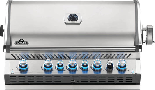 Napoleon Prestige PRO 665 5-Burner Built-in Natural Gas Grill w/ Rotisserie