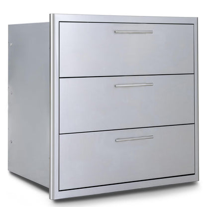 Blaze 30 Inch Triple Access Drawer with Soft Close Drawers