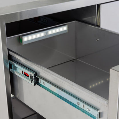 Blaze 30 Inch Triple Access Drawer with Soft Close Drawers
