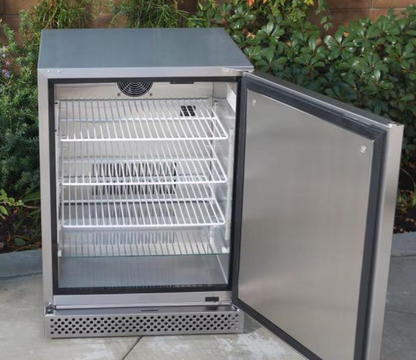 Bull Outdoor Products Premium Outdoor Rated 4.9 Cu Ft Stainless Steel Fridge Series II