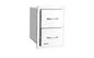 Bull Outdoor Products Stainless Steel Double Drawer with Reveal