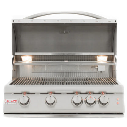 Blaze 32 inch 4-Burner LTE Grill With Lights
