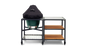 Big Green Egg Ventilated Dome Cover w/piping and handle for Xlarge andLarge EGG in built-in, Island or Modular Nest (F-BGE)