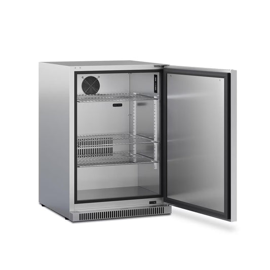 Dometic E Series 24" Outdoor Rated Refrigerator w/Lock & Reversible Hinge