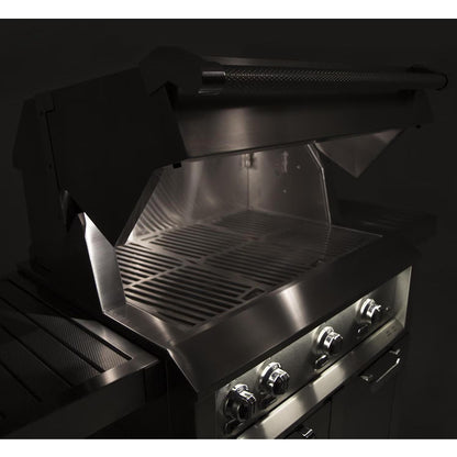 Hestan 36-Inch Built-In Natural Gas Grill W/ Rotisserie - Steeletto