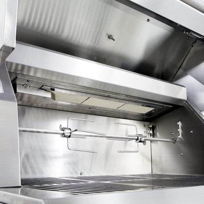 Hestan 36-Inch Built-In Natural Gas Grill W/ Rotisserie - Steeletto