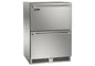 Perlick 24 inch Signature Series Outdoor Dual Zone Refrigerator/Freezer Drawers