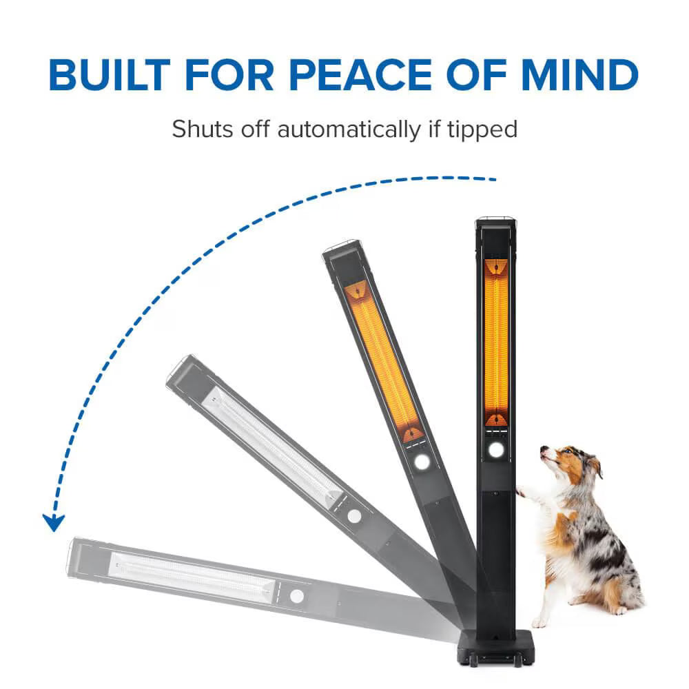 Napoleon Phantom Freestanding 1500W Electric Infrared Patio Heater