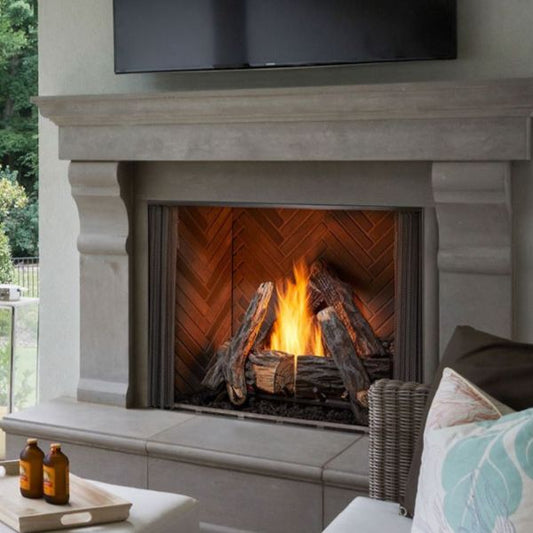 Heatilator Courtyard 36" Vent Free Gas Fireplace Insert w/Logs and Grate