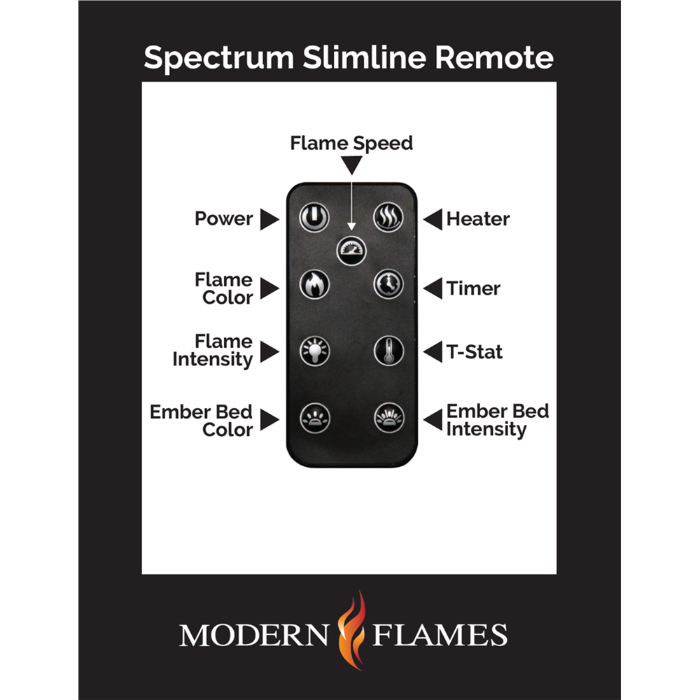 Modern Flames 50 inch Spectrum Slimline Electric Fireplace